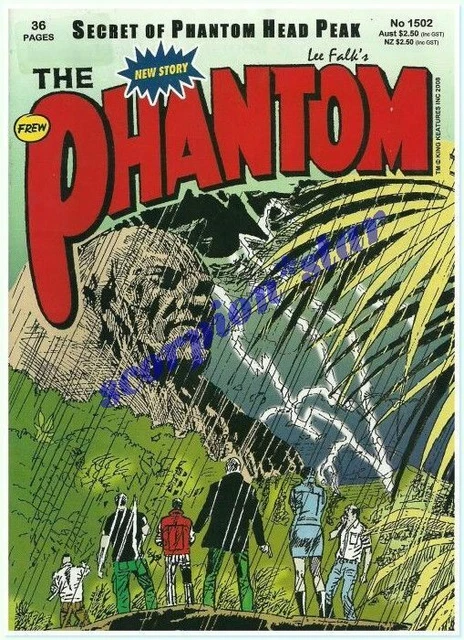 THE PHANTOM COMIC BOOK #1502 SECRET OF PHANTOM HEAD PEAK : Lee Falk ...