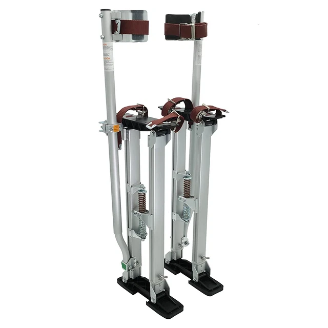 Drywall Stilts Walking Taping Professional Aluminum Tool Stilt 24"-40" for Sheet