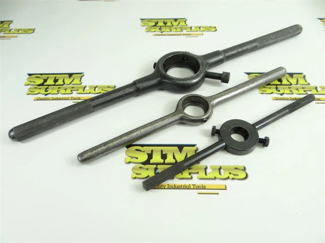 Lot Of 3 Assorted Round Die Wrenches 5/8" 1" & 1-1/2" Capacities Gtd
