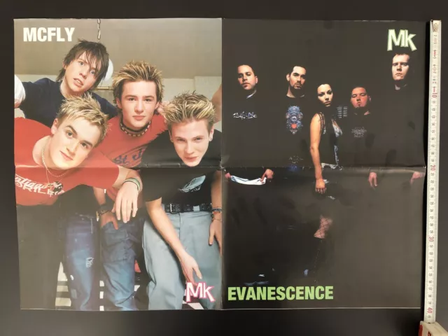 Evanescence/MCFLY/Marilyn Manson Turkish magazine promo poster