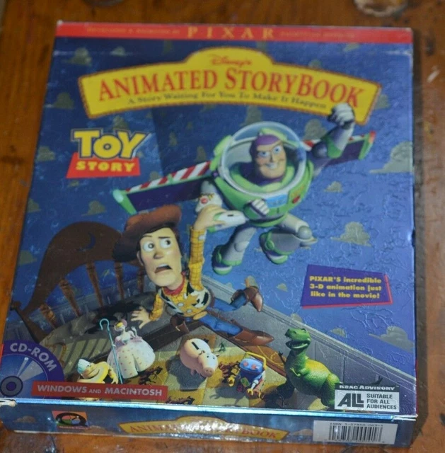 TOY STORY ANIMATED Storybook / Toy Story Activity Center CD Big Box PC
