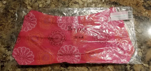thirty one fitted purse skirt Pixie Pink Medallion