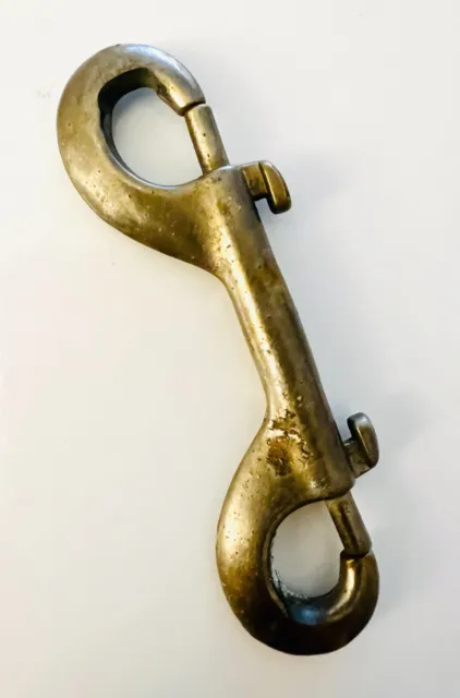 Vintage Brass Snap Hook FOR SALE! - PicClick
