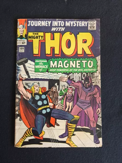 Journey Into Mystery Thor 109 Marvel Comics 1964 vs Magneto