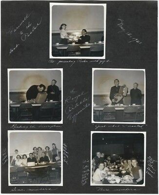 1951 Chicago Catholic Church Typewriter Gift to Former Pastor Photo Album Page
