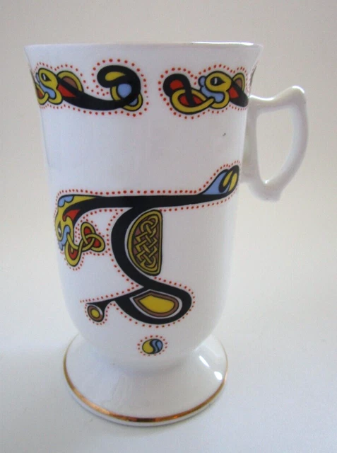 Royal Tara Fine Bone China Ireland -Book of Kells Collection Cup Handmade Galway