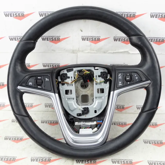 STEERING WHEEL OPEL MERIVA B 13351021 leather steering wheel black 913442  07-2011 £85.90 - PicClick UK