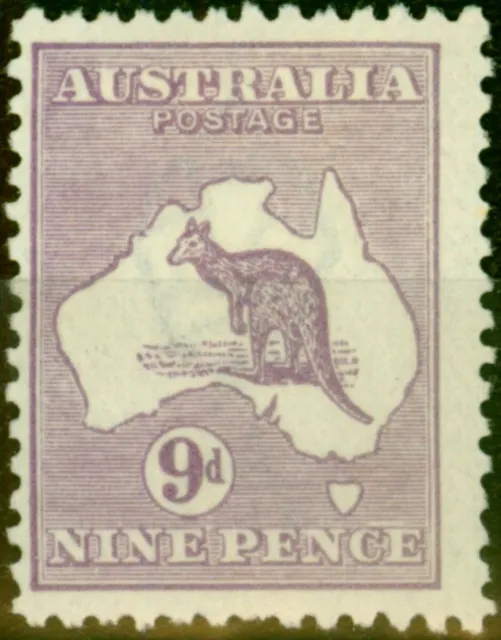 Australia 1916 9d Violet SG39 Fine Mtd Mint