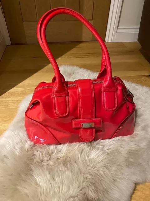 Red patent leather sales dooney bourke purse