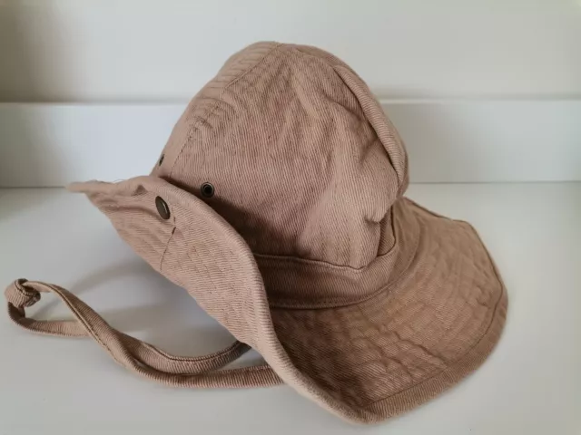 Chapeau de brousse beige armée française guerres Indochine, Algérie