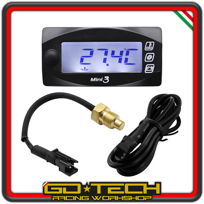 Atlantis SENSORE BULBO TEMPERATURA ACQUA TERMOMETRO GDTECH M10x1.0mm MOTO SCOOTER PIAGGIO 