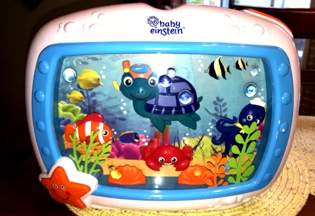 Baby Einstein Sea Dreams Sleep Soother Music Crib Toy Fish Tank