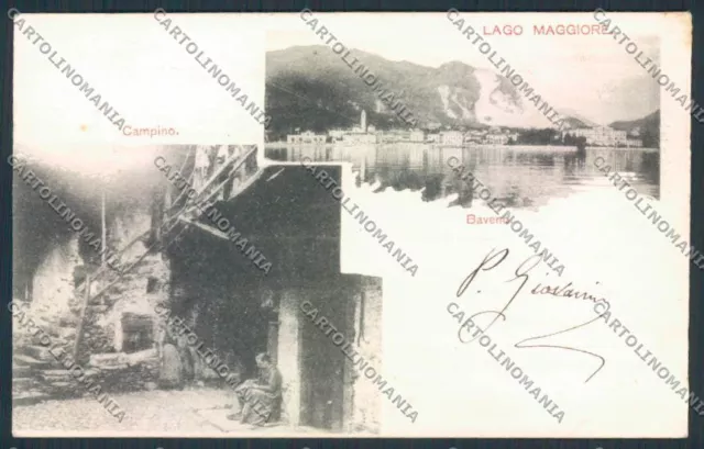 Verbania Baveno Campino postcard RB2873
