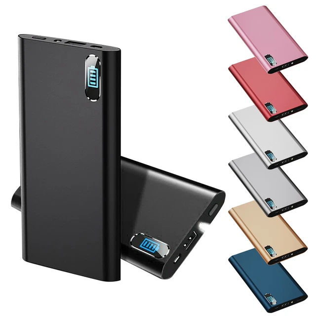 Portable Charger,10000mAh Fast Charging Power Bank Dual 2A High-Speed Output