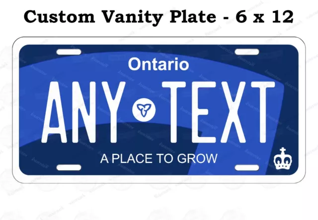 Ontario Canada Custom Personalized State License Plate Tag For Auto ATV Bike