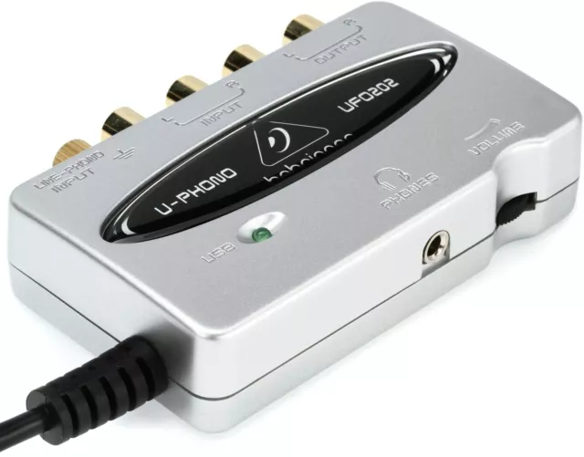 Behringer U-PHONE UFO202 Audiophile USB/Audio Interface with Built-in Phono Prea