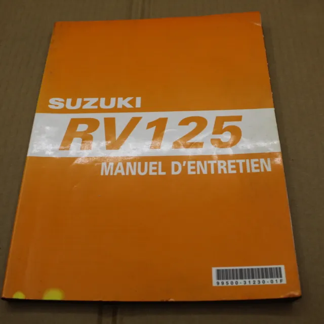 Manuel Revue Technique D Atelier Suzuki Rv 125 Van Van 2003 -> Vanvan Entretien