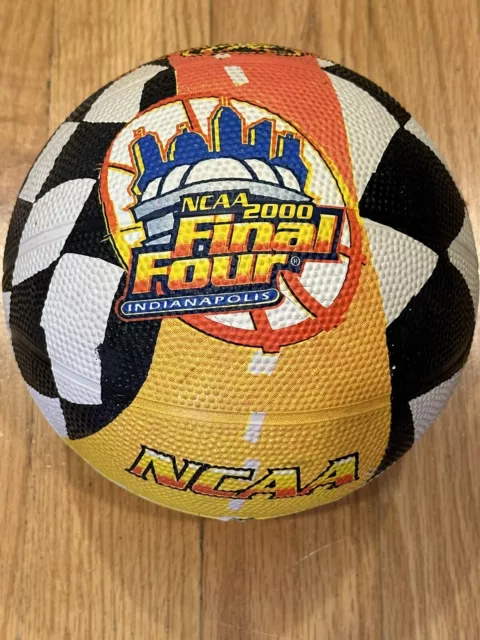 2000 Indianapolis FINAL FOUR COMMEMORATIVE MINI BASKETBALL MSU UNC Florida Wisco