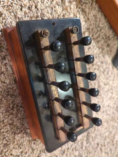 Vintage Knott Telegraph Wire Switch Switchboard