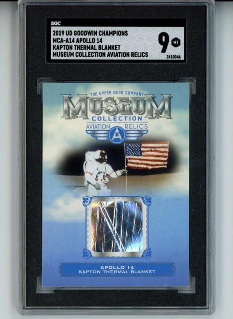 Apollo 14 Kapton thermal blanket card 2019 Goodwin Champions Museum A14 SGC 9