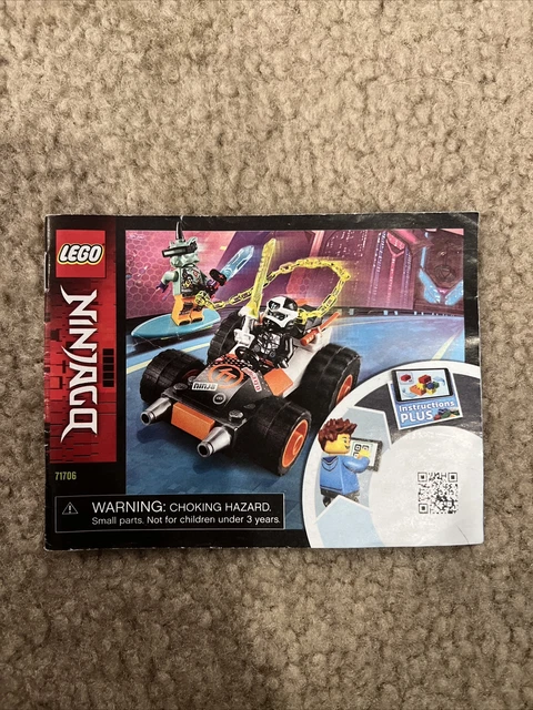 LEGO NINJAGO 70725 instruction book 1 Nindroid Mechdragon manual 