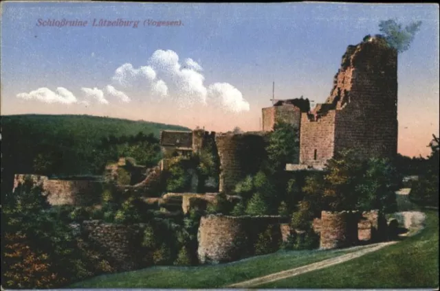 10812244 Luetzelburg Lothringen Luetzelburg Schlossruine Vogesen * Lutzelbourg