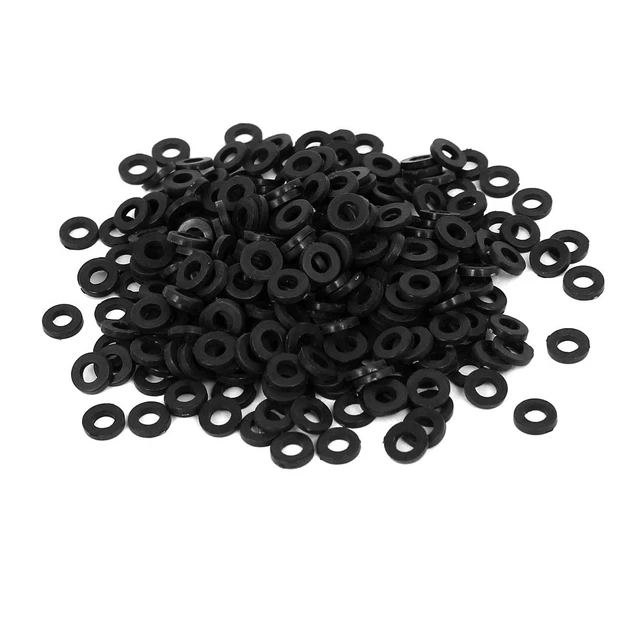 350pcs Nylon Plat Rondelles Entretoises Pour Vis Rondelles En Nylon