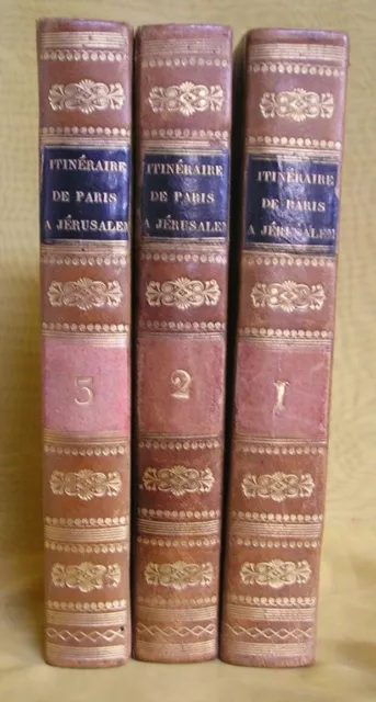 De Chateaubriand - Itineraire De Paris A Jerusalem - Livre Ancien Rae 1822