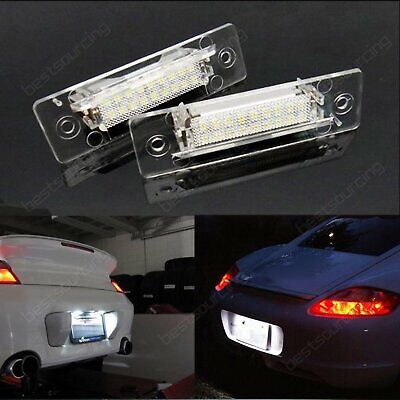 ANG RONG Feux Eclairage de Plaque LED Porsche Boxster Cayman 911 Carrera Turbo Cayenne 