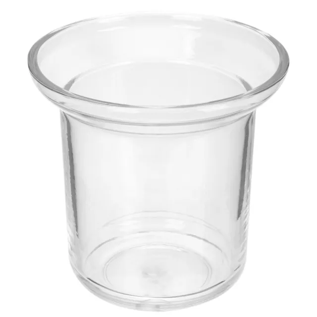 Cepillo de inodoro transparente para baño con orificio para el hogar taza de inodoro cepillo de vidrio