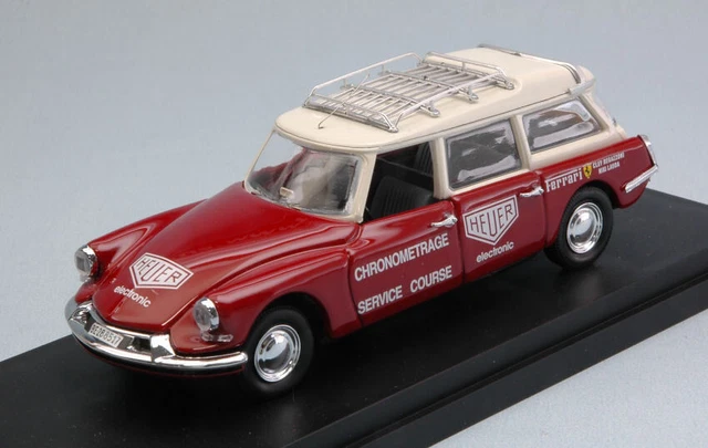 Miniature voiture auto 1:43 rio Citroen DS Break Ferrari Chronometrage Service