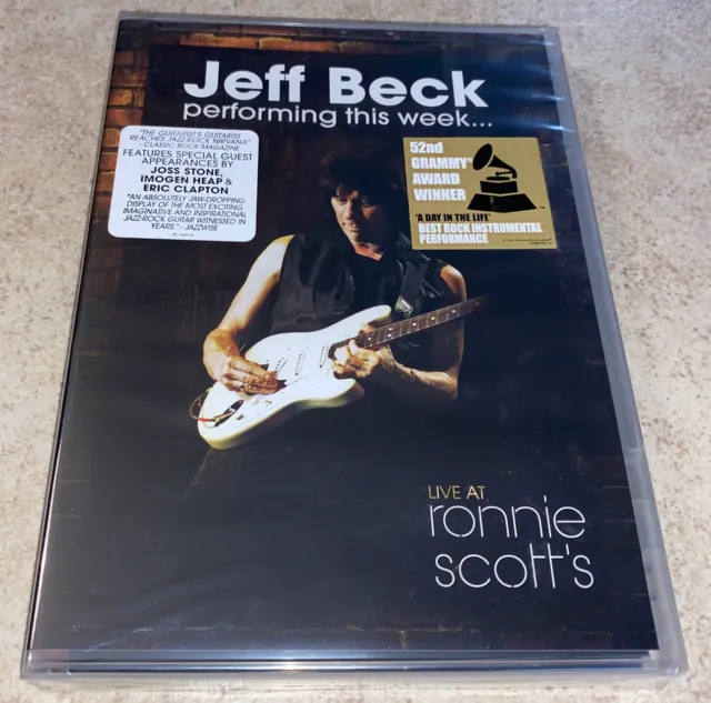 Jeff Beck - Performing This Week Live At Ronnie Scott's DVD NEW Sealed NTSC