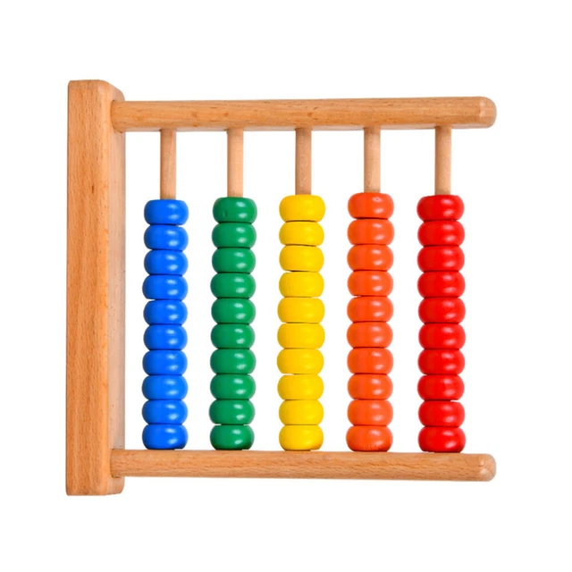 Blocs De Comptage En Bois AolKee - Jouet Mathématique Montessori - Pour Enfants 3-6 Ans