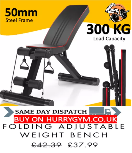 Gym bench Adjustable Foldable Incline Decline Home Gym Weight Bench