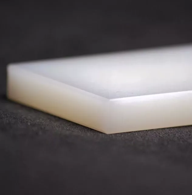 Nylon 66 Engineering, Plastic Sheet, Block/Plate | All Sizes | Natural (White)
