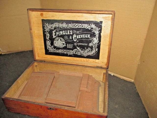 Ancien Coffret En Bois Avec Matériel Photographique Ancien – Lot Vintage