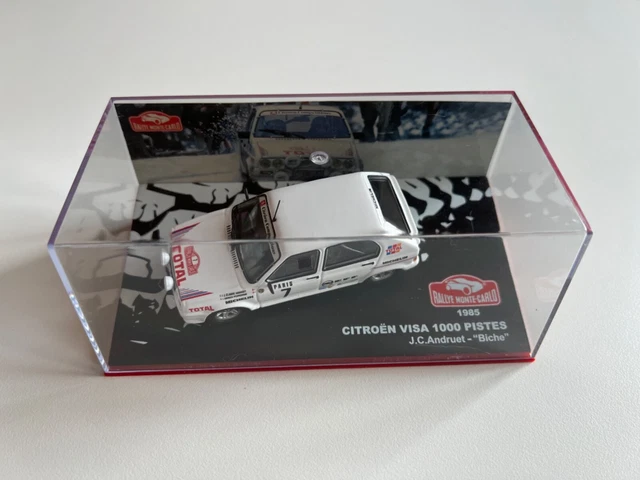 Citroën Visa 1000 Pistes « Rallye Monte Carlo » (1985) - 1/43 Parfait état