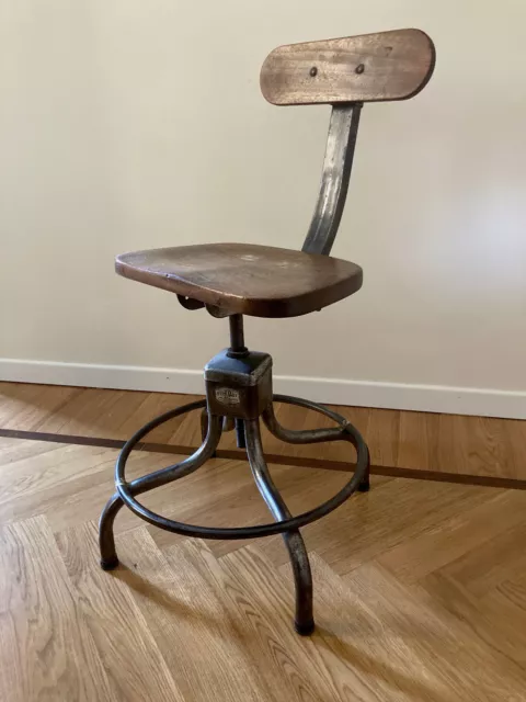 Sedia Evertaut art deco '40 industrial vintage