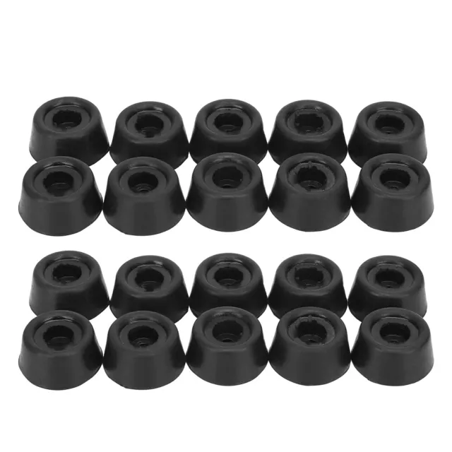 20PCS Durable Rubber Billiard Pool Bottom Tail Protective Cover Case HG5