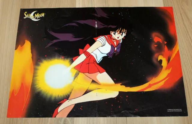 Sailor Moon Manga Anime Rare Old Small Mini Poster 34x25cm