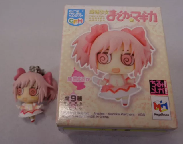 Madoka Kaname Cutie Figure Mascot Keychain Charm Strap Puella Magi Madoka Magica