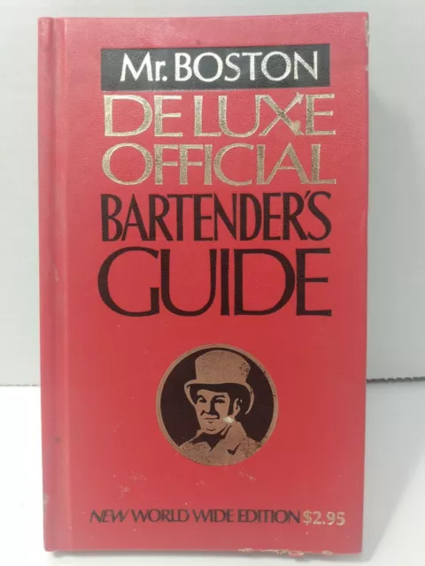 Mr. Boston Deluxe Official Bartender's Guide 1976 Cocktail Bar Drink Recipes VG