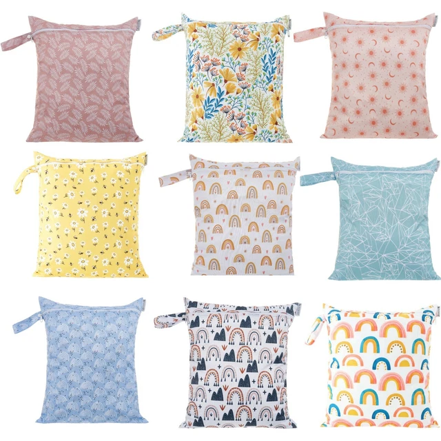 Wet Bag Large for Nappies, Swimming Bags, Wet Bags daycare , nappy bags 40x45cm