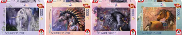 Schmidt Spiele - Laurie Prindle - Pferde - Puzzle - 1000 Teile - Auswahl #Neuovp