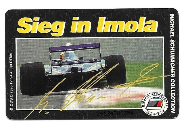 RARE / CARTE TELEPHONIQUE - MICHAEL SCHUMACHER F1 FORMULE 1 FERRARI / PHONECARD