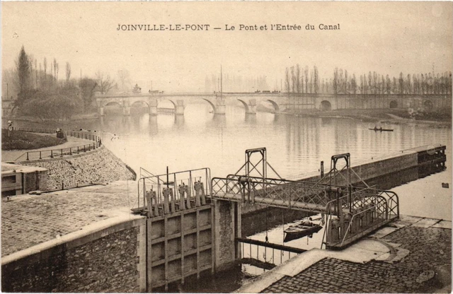 CPA Joinville Le Pont et entree du Canal (1347933)
