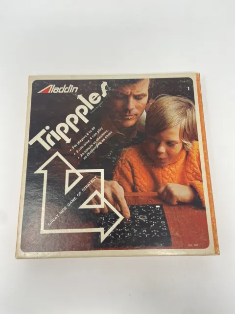Vintage 1974 Trippples (Triples) Strategy Board Game by Aladdin - Complete