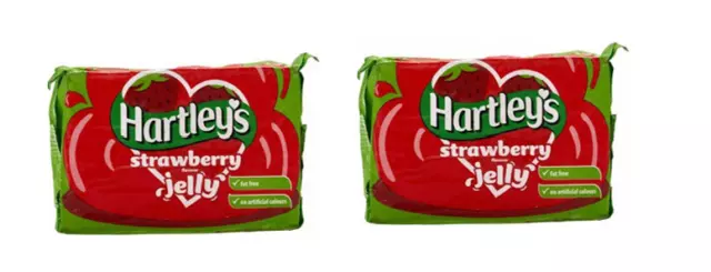 2X Hartleys Tablet Jelly Strawberry 135G
