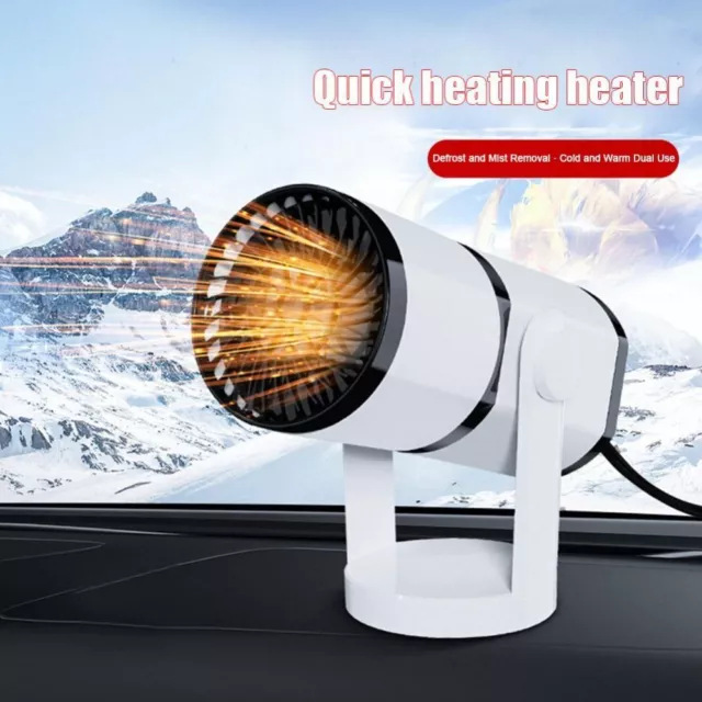 12V Car Warm Heater With Air Purification Frost Snow Fog Removal Machine