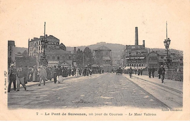 92 - SURESNES - SAN31221 - Le Pont de Suresnes - Un Jour de Courses - Le Mont V